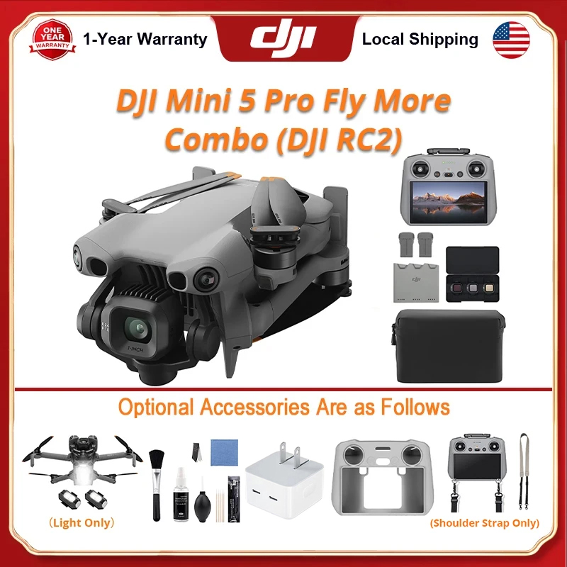 Drone Multispectral - DJI Mini 5 Pro Fly Combo