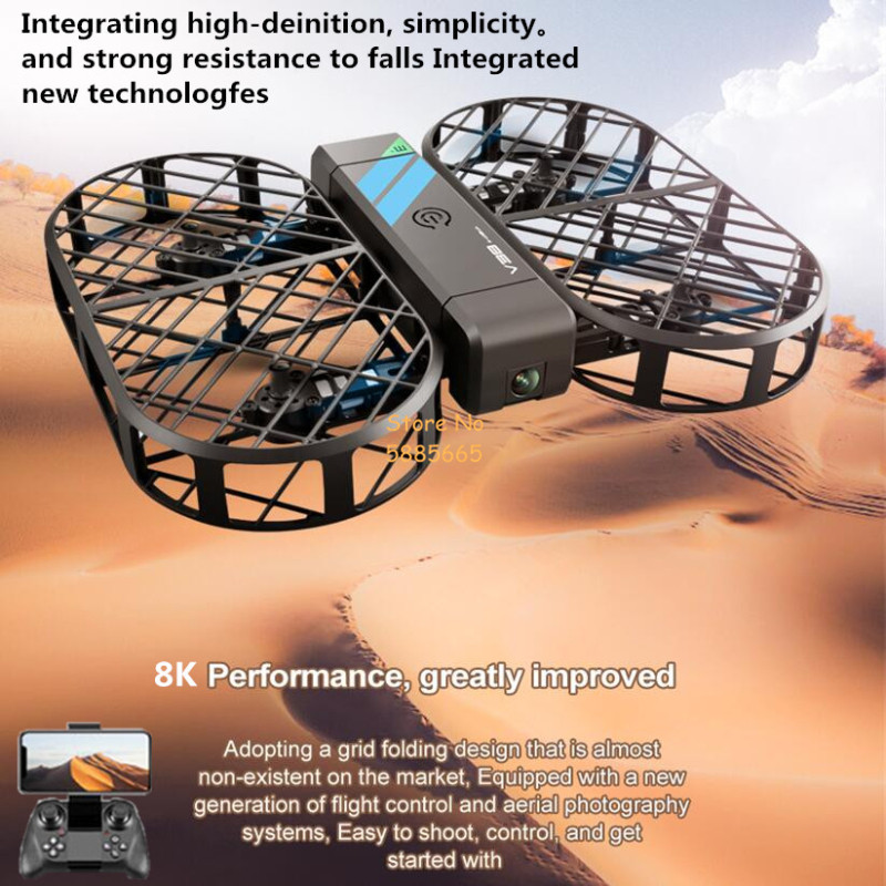 Drone Video Production - 8K HD Camera 360° Protection Optical