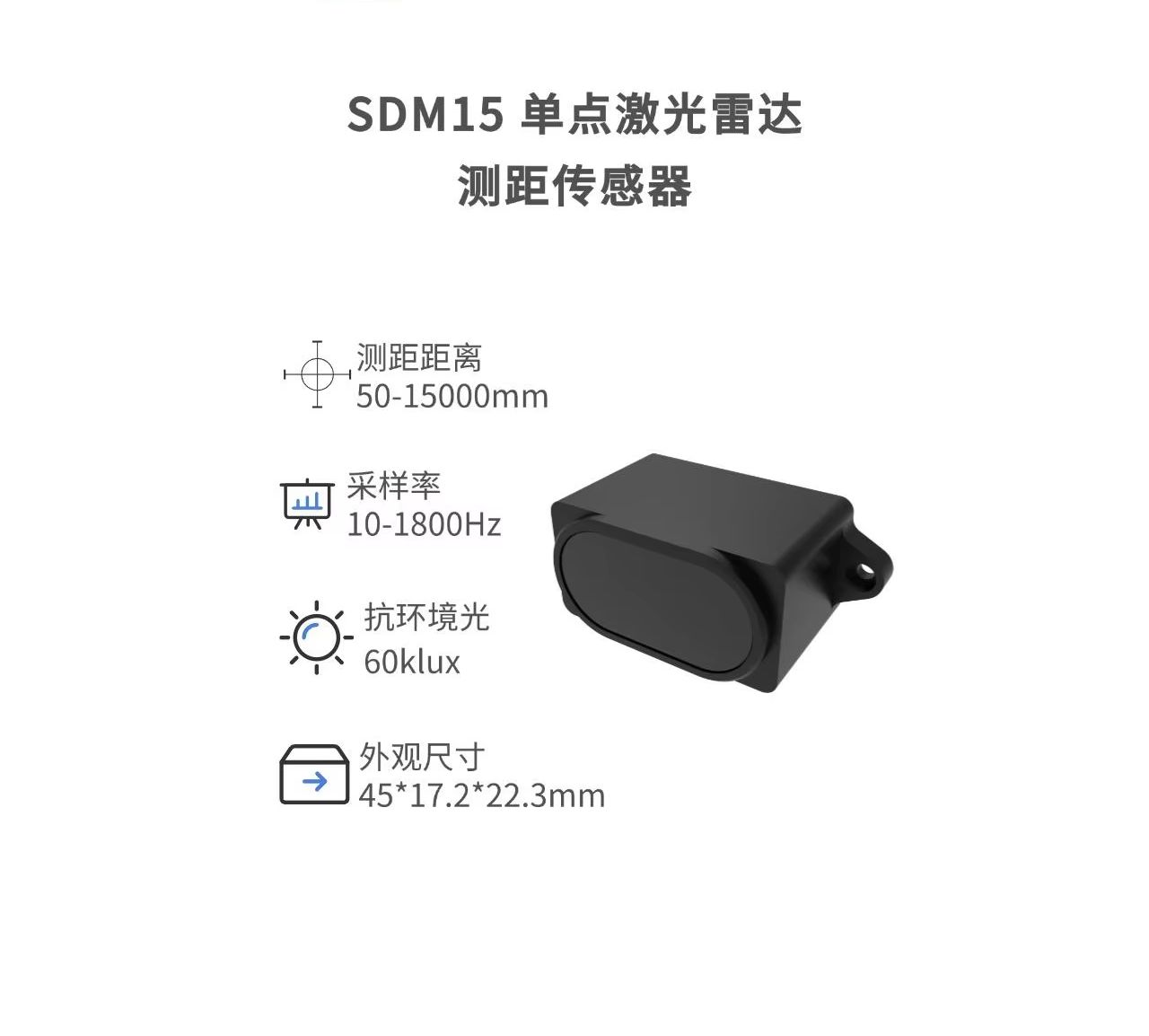 TOF LiDAR Ranging Sensor YDLID - огляд і ціна Drone Lidar