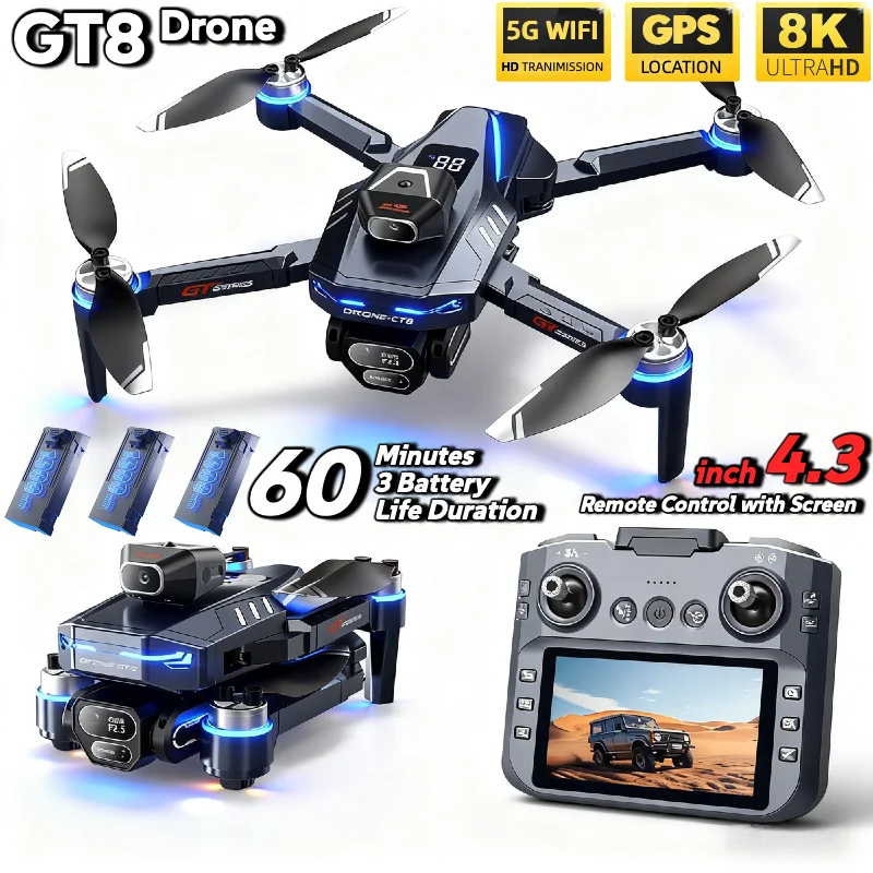 HOT For LSRC GT8 Drone 4K Prof - огляд і ціна Drone Multispectral