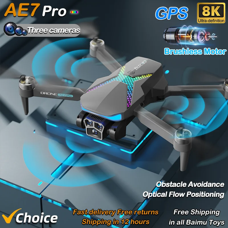 Hot Drone AE7 Pro Brushless Pr - огляд і ціна Drone Photogrammetry
