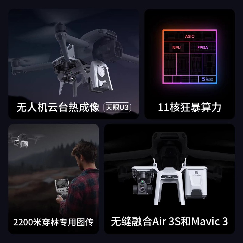 U3 drone thermal imaging modif - огляд і ціна Drone Thermal Imaging