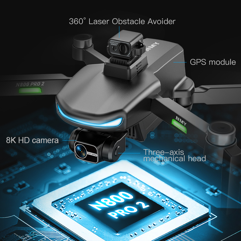 N800 PRO 2 GPS Drone Professio - огляд і ціна Drone Multispectral