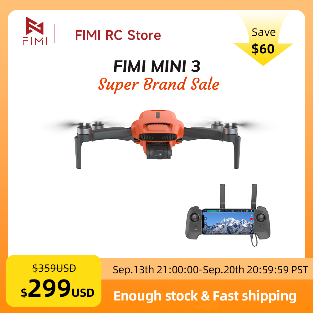 FIMI MINI 3 Camere Drone 4K 60 - огляд і ціна Drone Video Production